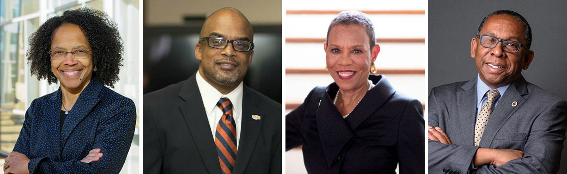 (From left to right) Gilda Barabino, Makola M. Abdullah, Mary Schmidt Campbell, and C. Reynold Verret